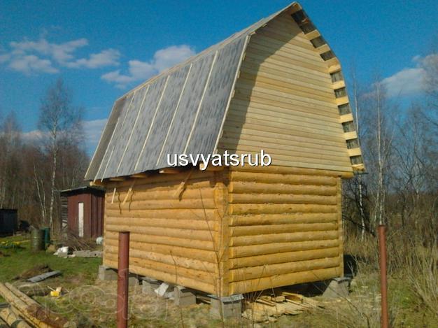 Срубы бань, срубы домов